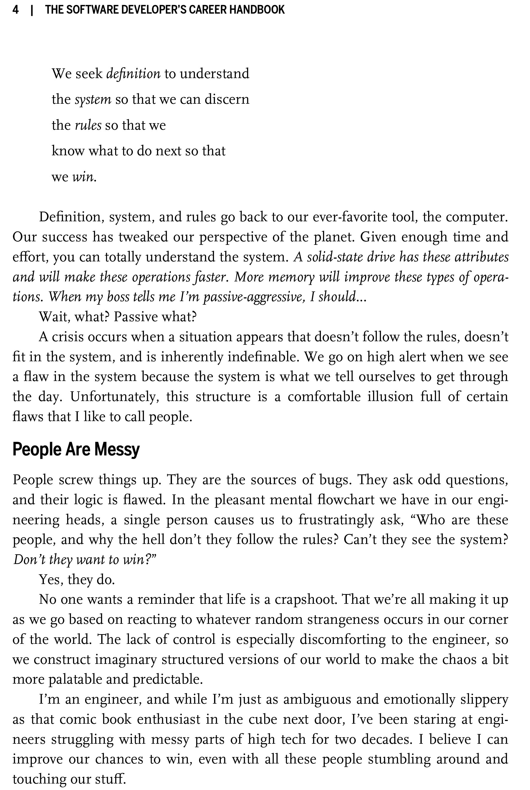 Sách The Software Developers Career Handbook