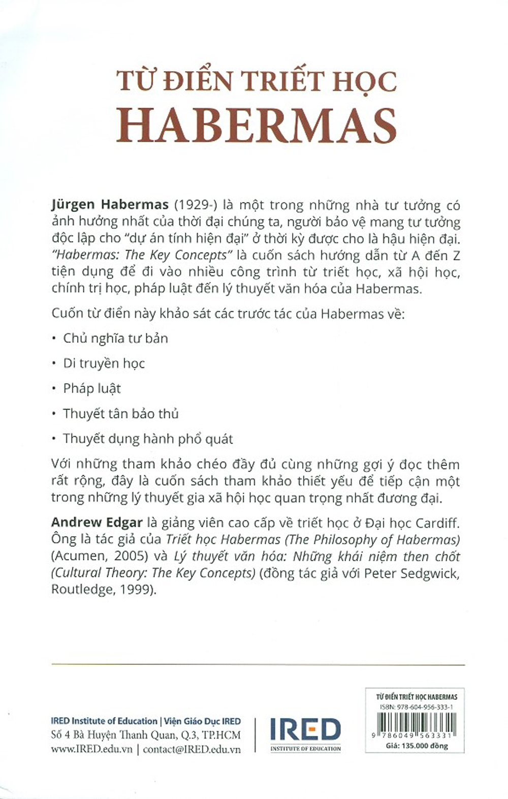 Từ Điển Triết Học Habermas
