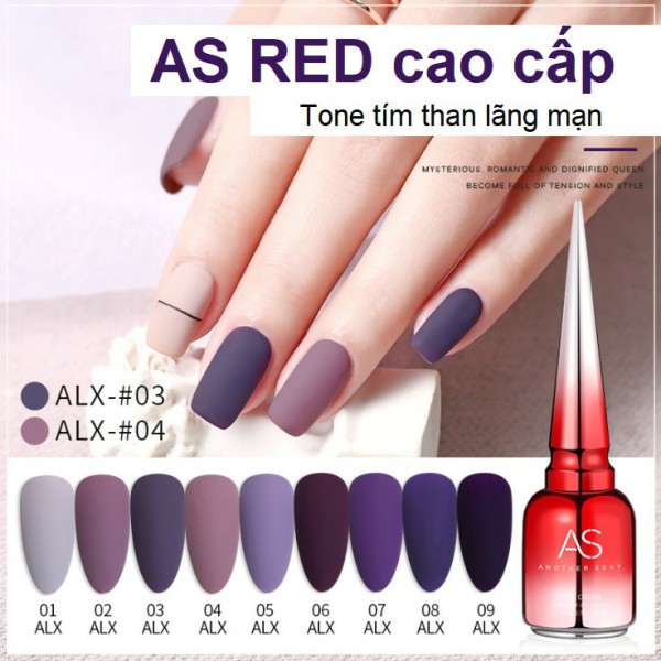 Sơn gel as mã alx 15ml - chai đỏ