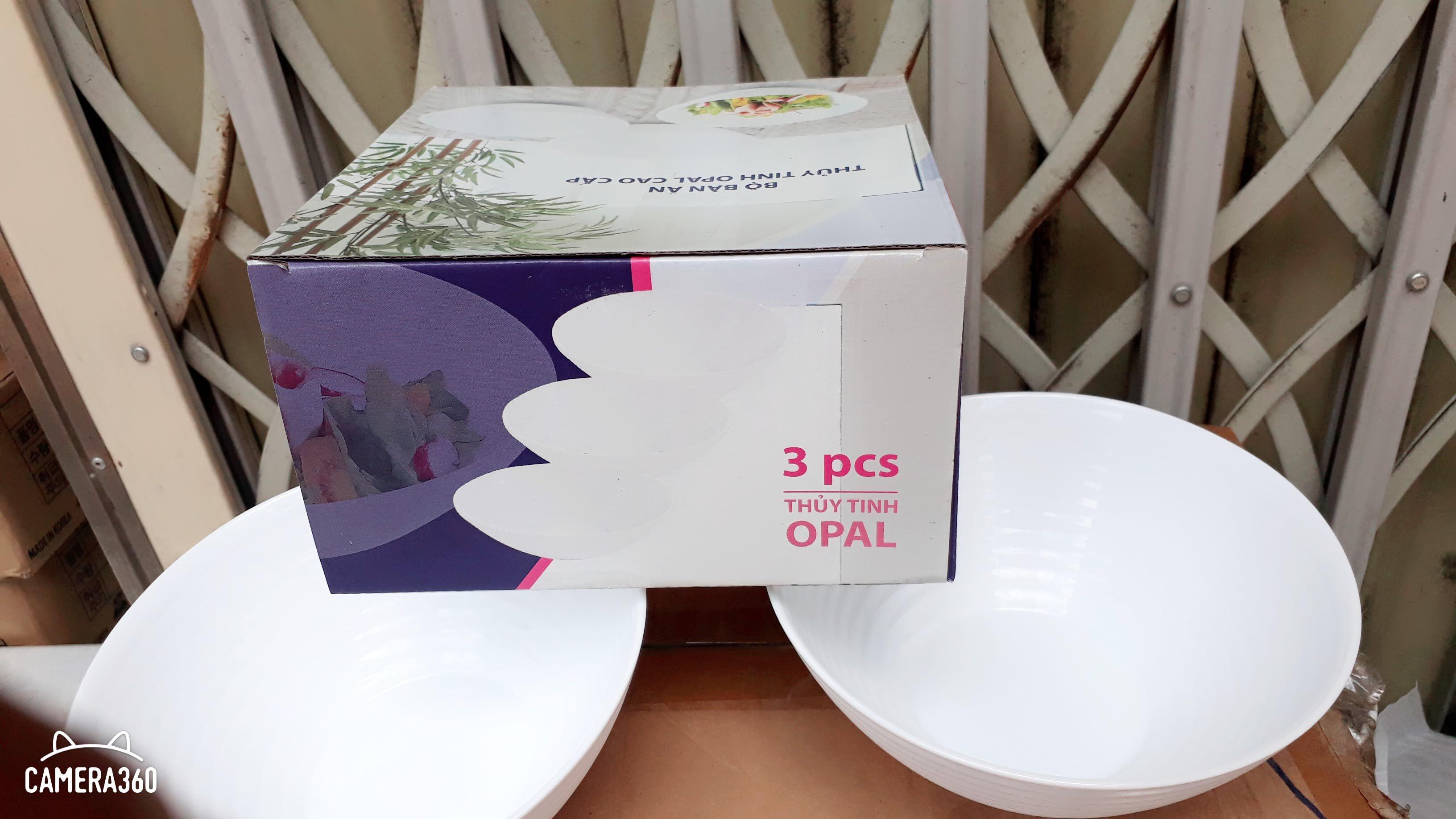 Bộ 3 tô thuy tinh cao cấp luminarc 18cm