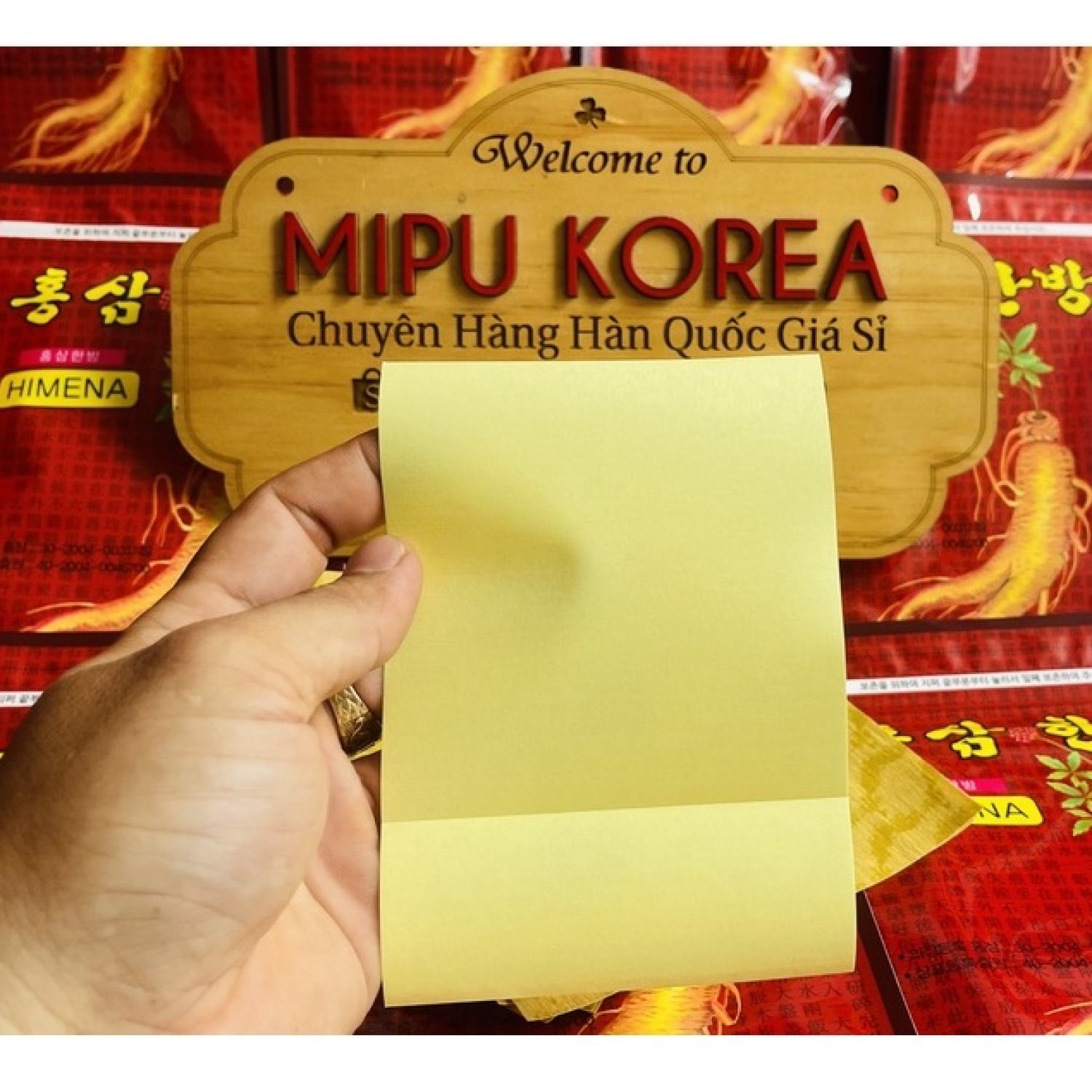 Cao Dán Hồng Sâm Himenna Hàn Quốc bịch 20 miếng