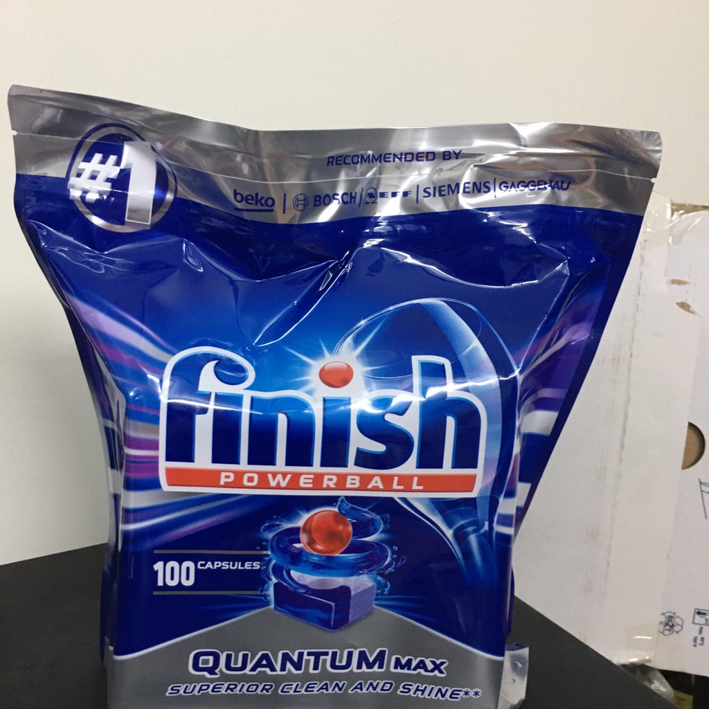 Viên rửa chén bát Finish Quantum  100v (Nk Đức )