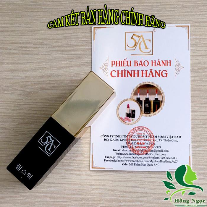 Son Kem Hàn Quốc 5AC Màu 108 - Hồng Đất