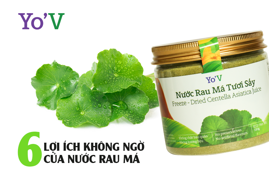 Nước rau má tươi sấy Yo'V 100g