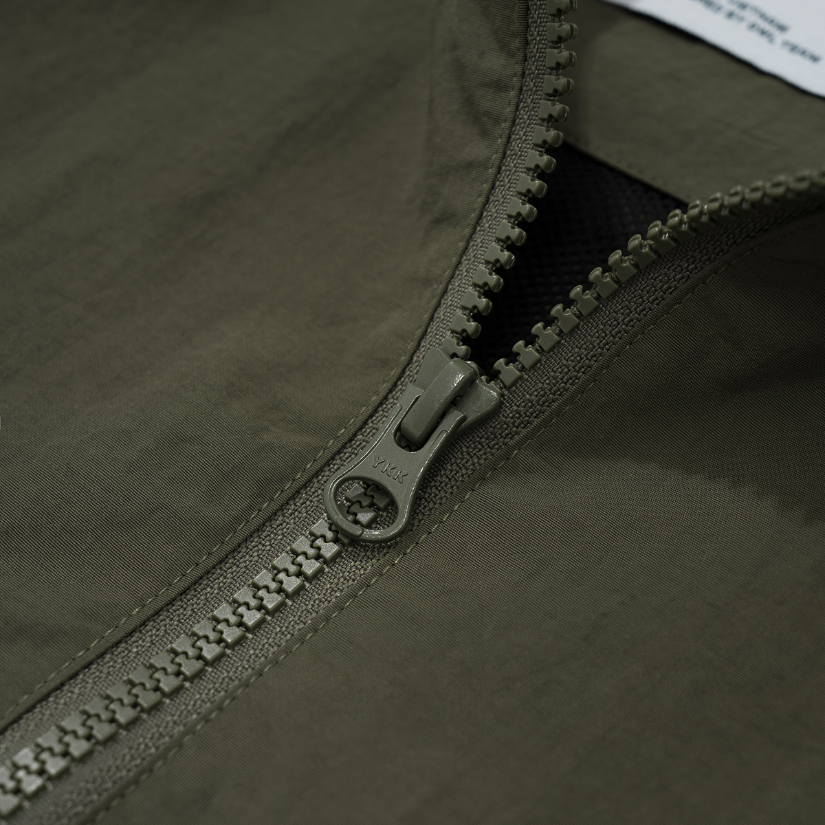 Áo khoác dù Owlbrand Halfzip/Rêu