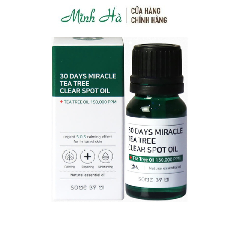 Tinh dầu giảm mụn Some By Mi 30 days Miracle Tea tree Clear Spot Oil 10ml giá rẻ