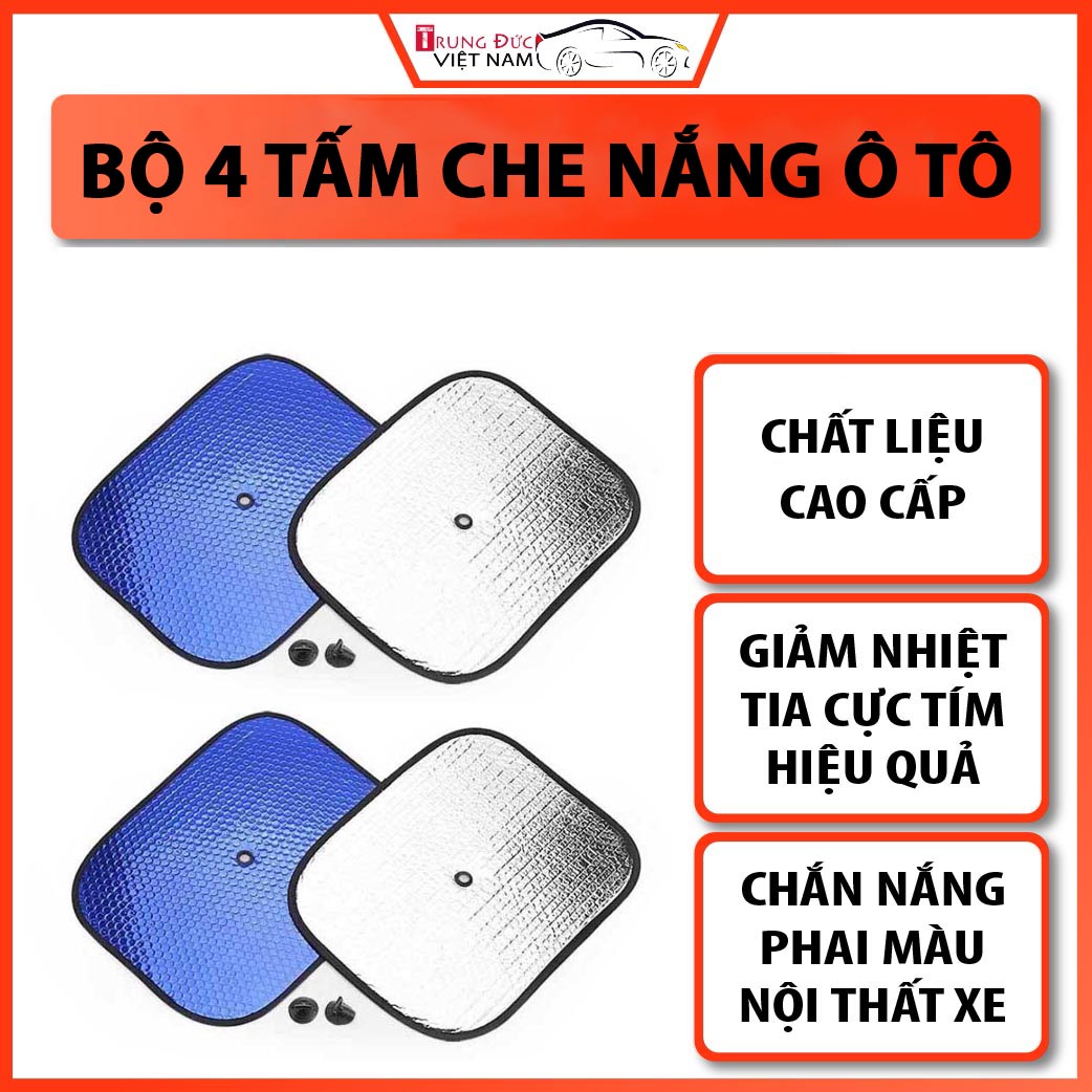 Tấm chắn nắng, tấm che nắng ô tô có kèm miếng hít - TDVN