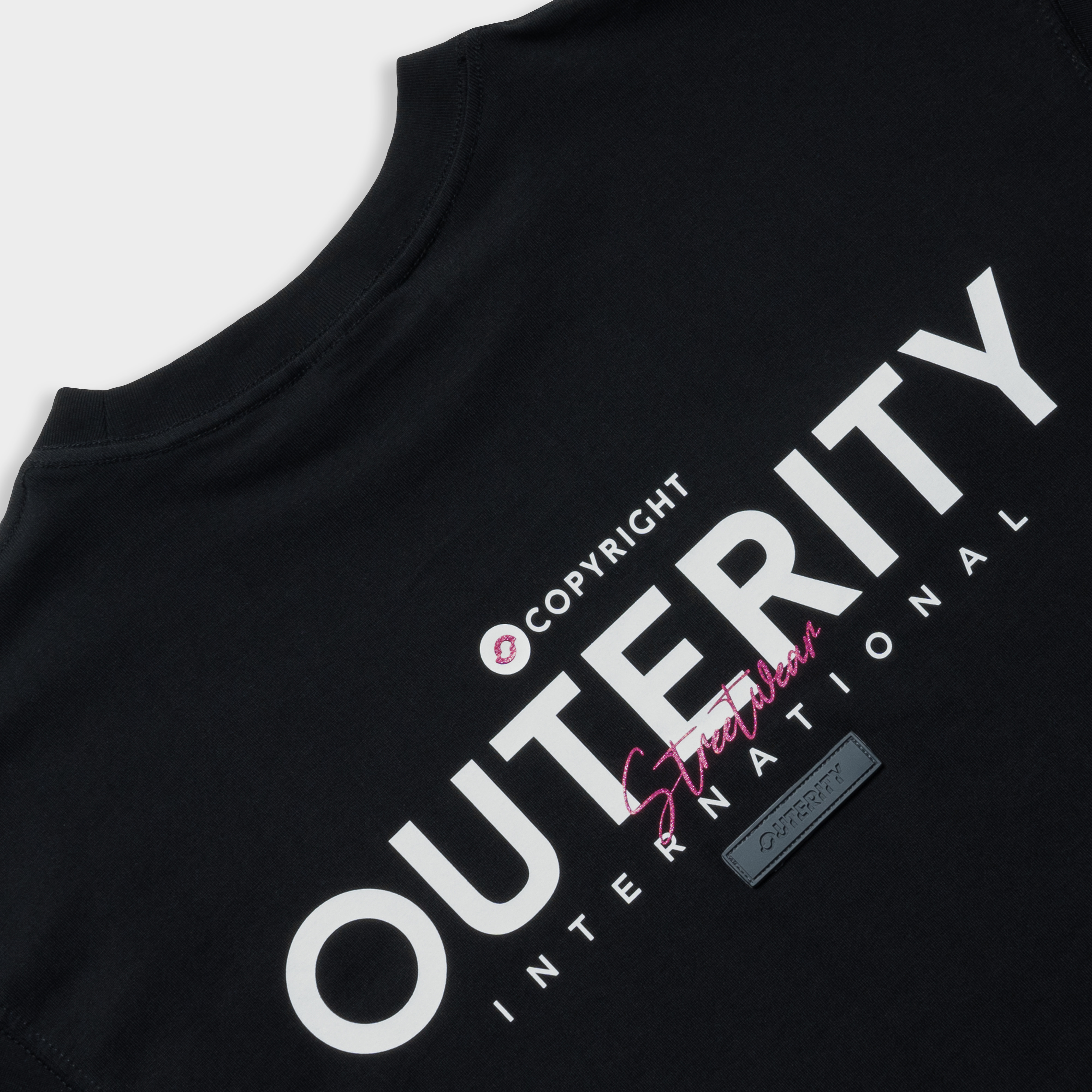 Áo thun Outerity Multifont v3.0 / Màu Đen - ORT.B 137