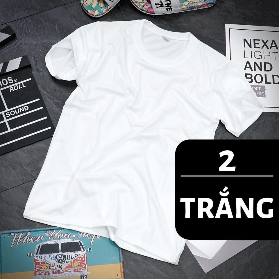 Áo thun nam basic Cotton Compact phiên bản Premium chống nhăn || 2023