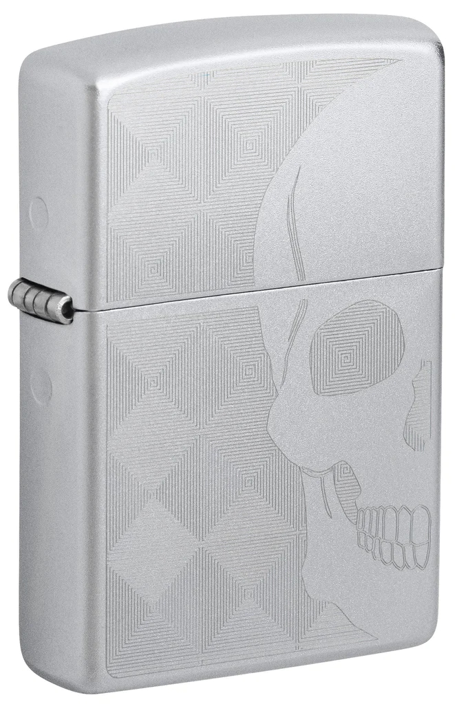 Bật Lửa Zippo Khắc Đầu Lâu - 48208 Skull Design