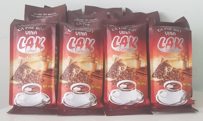Cà Phê Bột Nguyên Chất VINA LAK Coffee - 1kg