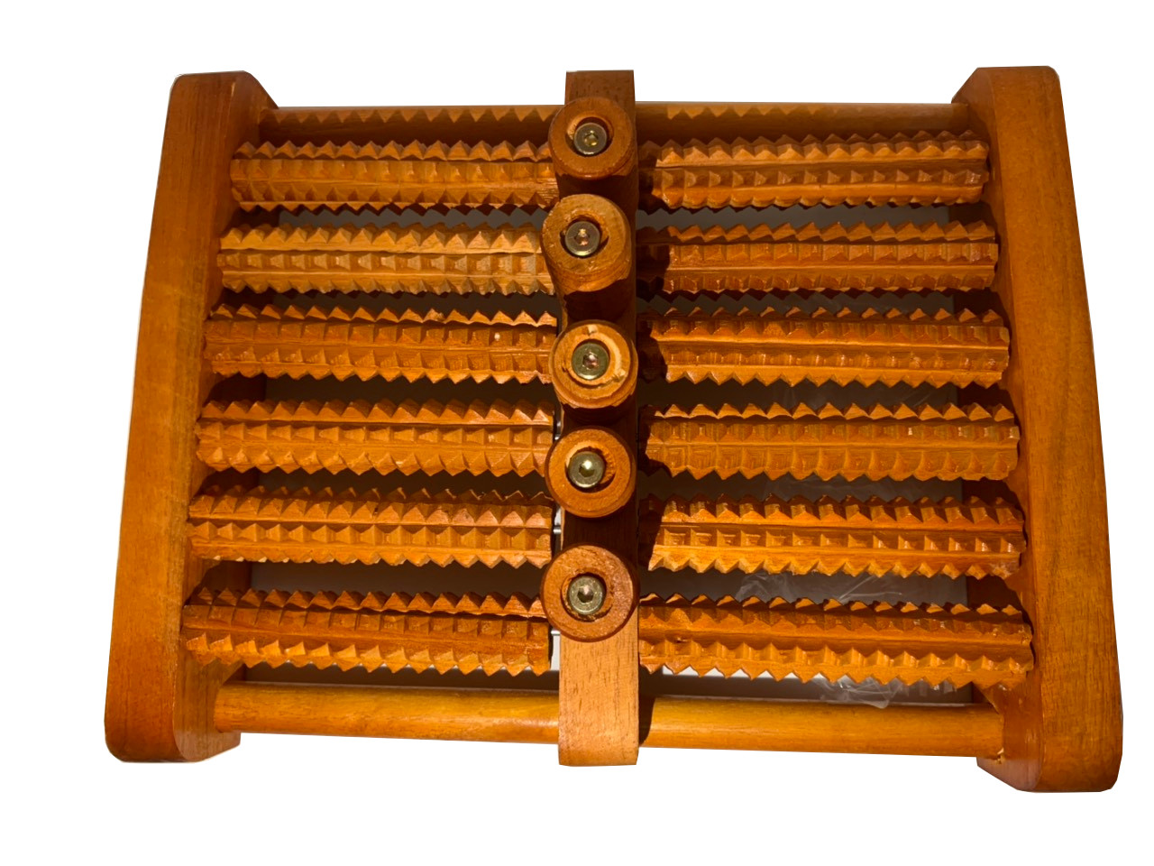 Bàn lăn chân gỗ Massage 6 hàng Y Tế ( 31X24X10 Cm) - YTL