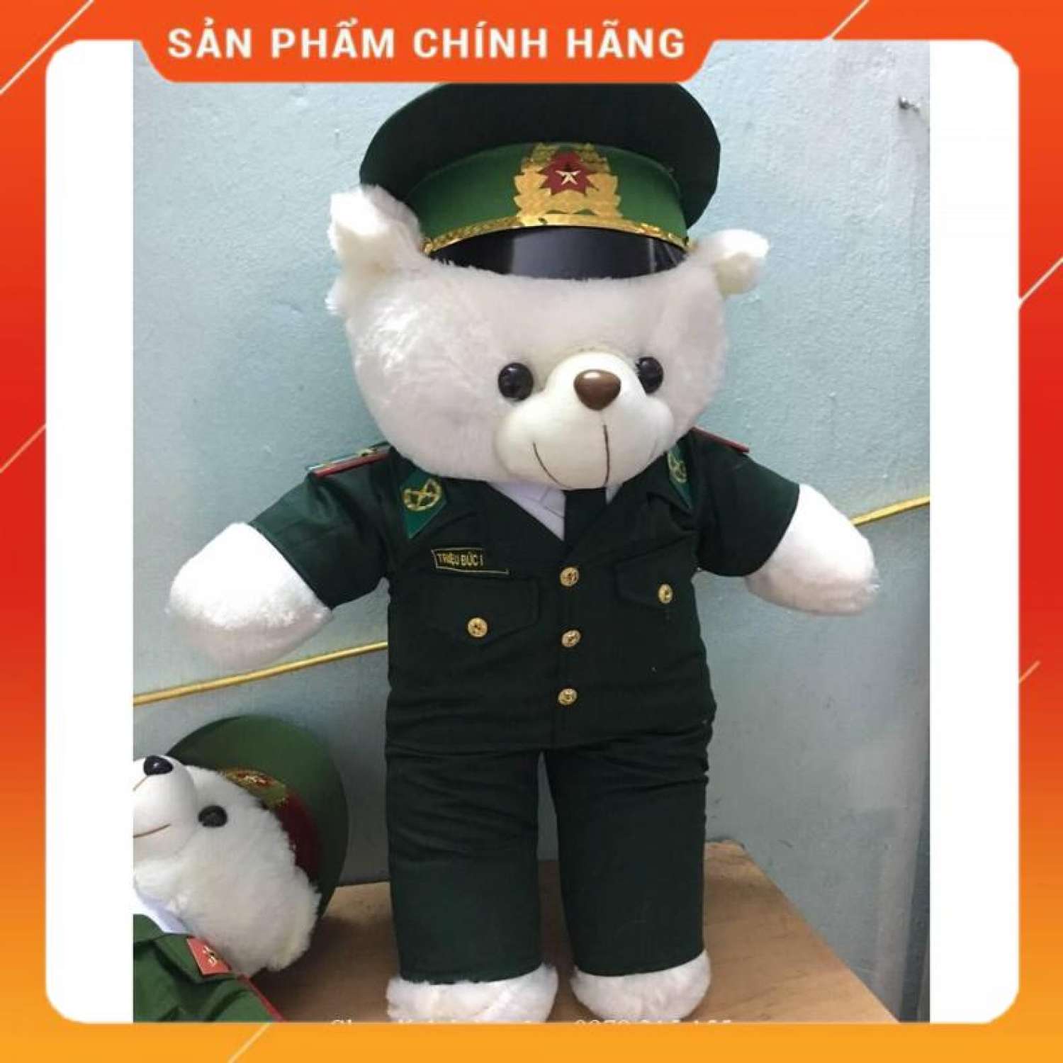 gấᴜ bông bộ đội biên phòng 70cm (nhận in tên)