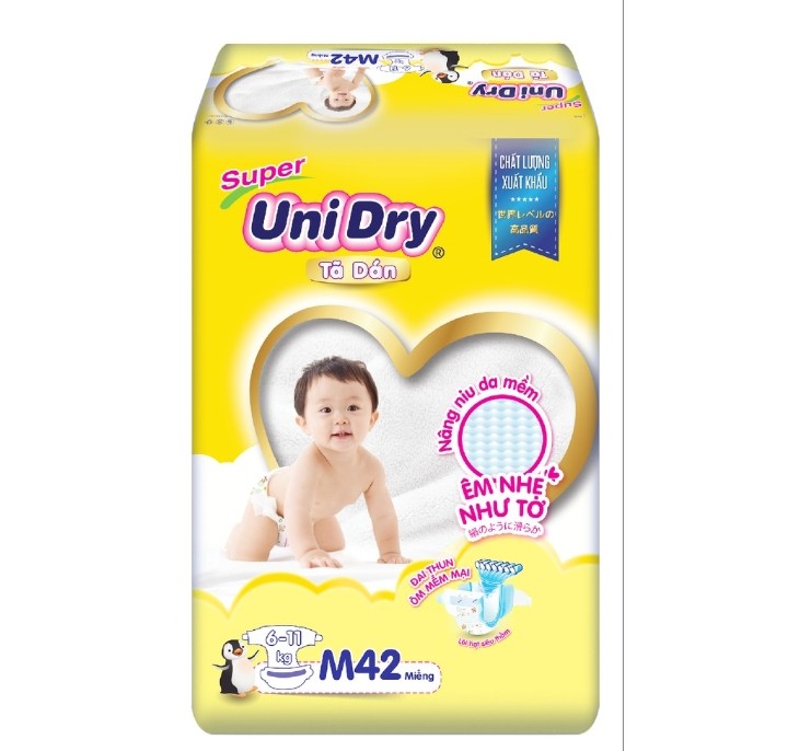 Tã dán Unidry S48 / M42 / L38 / XL34 miếng