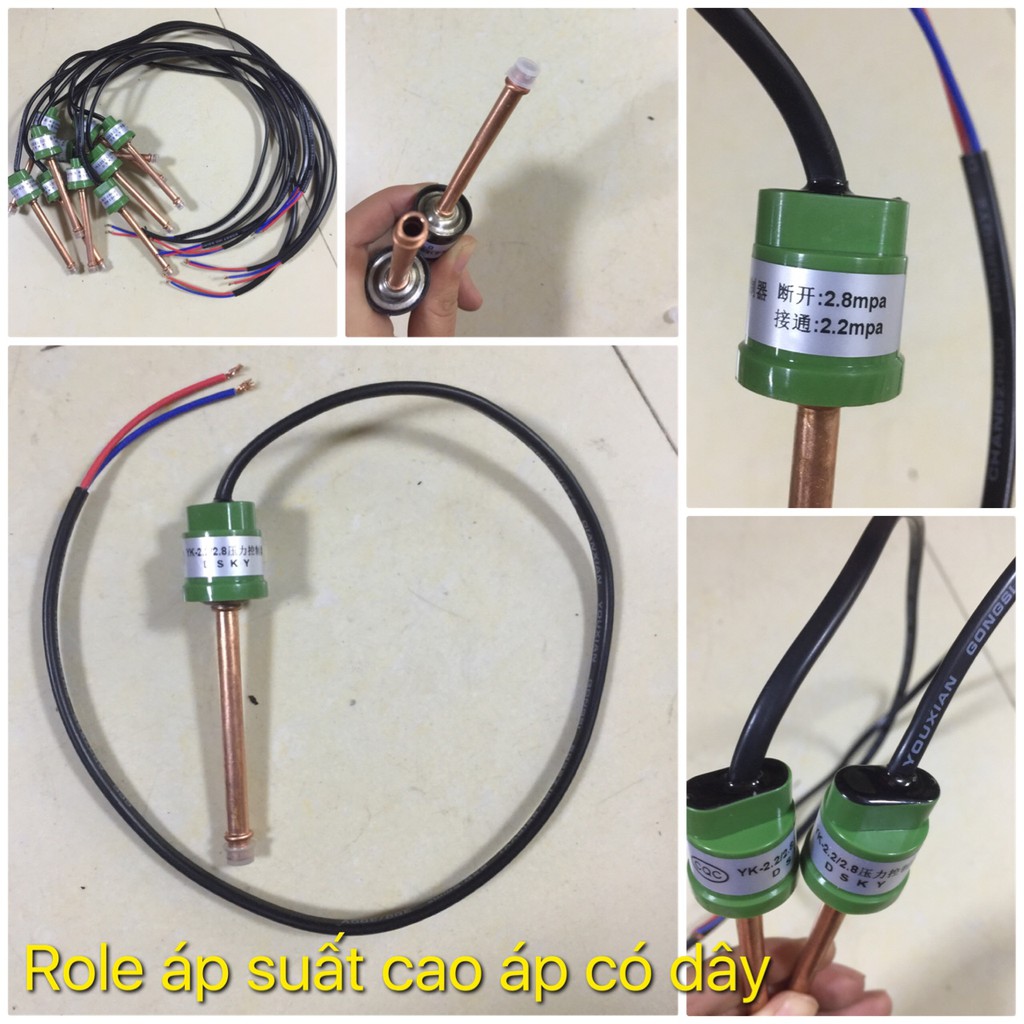 Rơ Le Áp Suất Cao Áp Loại Có Dây