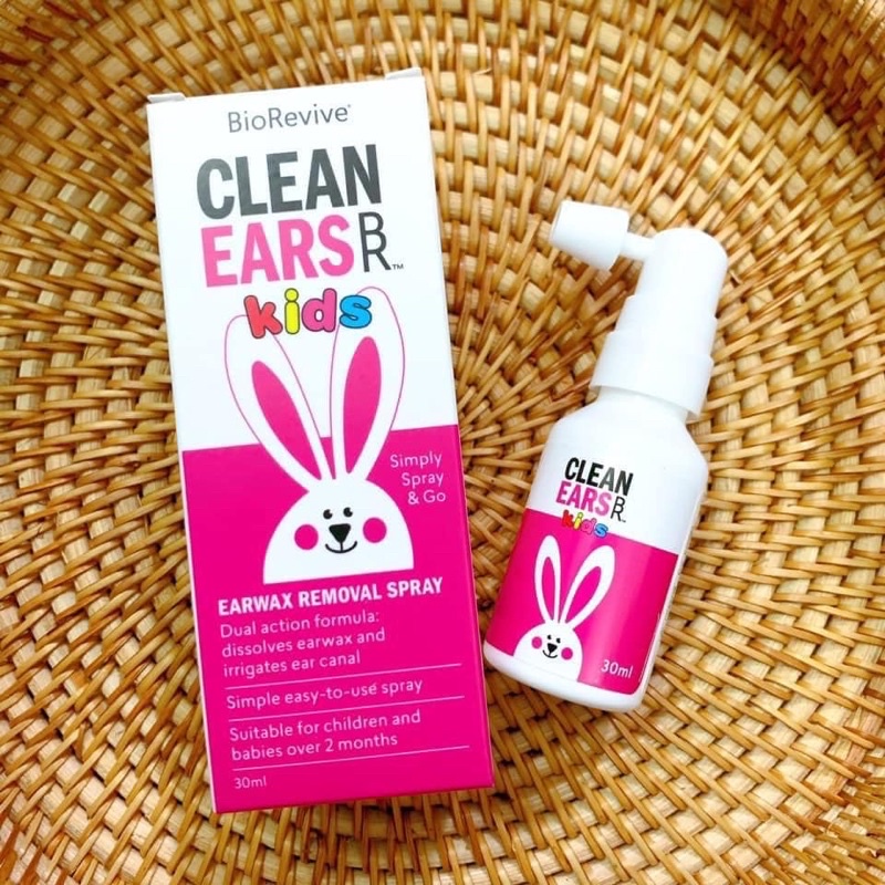 Xịt Tan Ráy Tai Cho Bé - Cleanears Kids - 30ml
