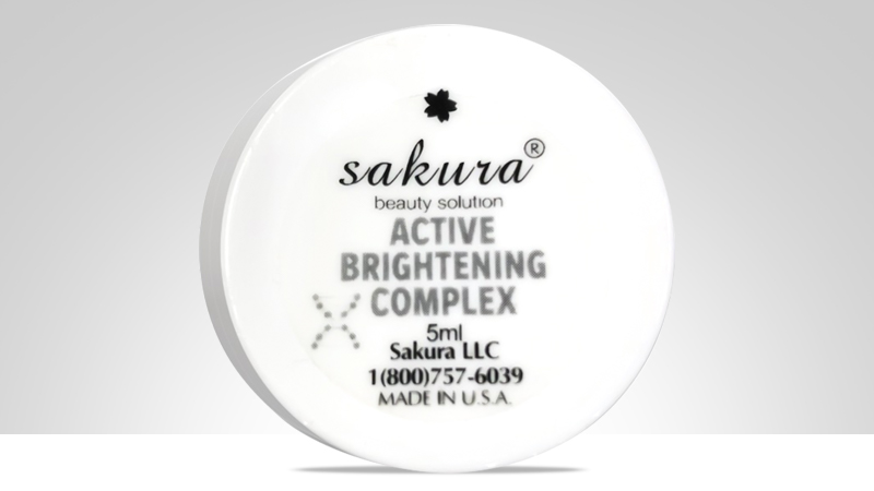 Enzyme trị nám, thâm mụn và dưỡng trắng da Sakura Active Brightening Complex 5ml