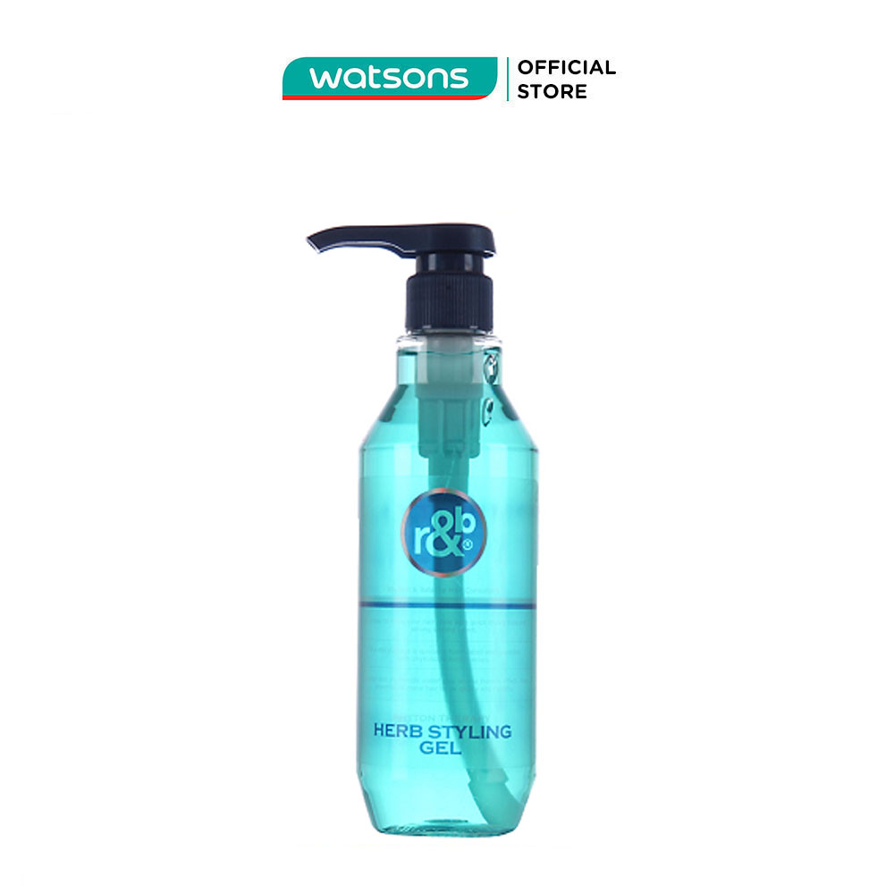 Gel vuốt tóc cứng r&b herb styling gel 450ml