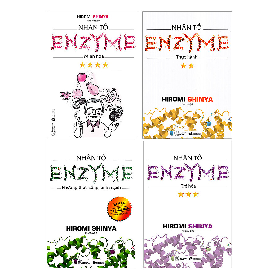 Sách  Nhân Tố Enzyme (Trọn Bộ 4 Cuốn)
