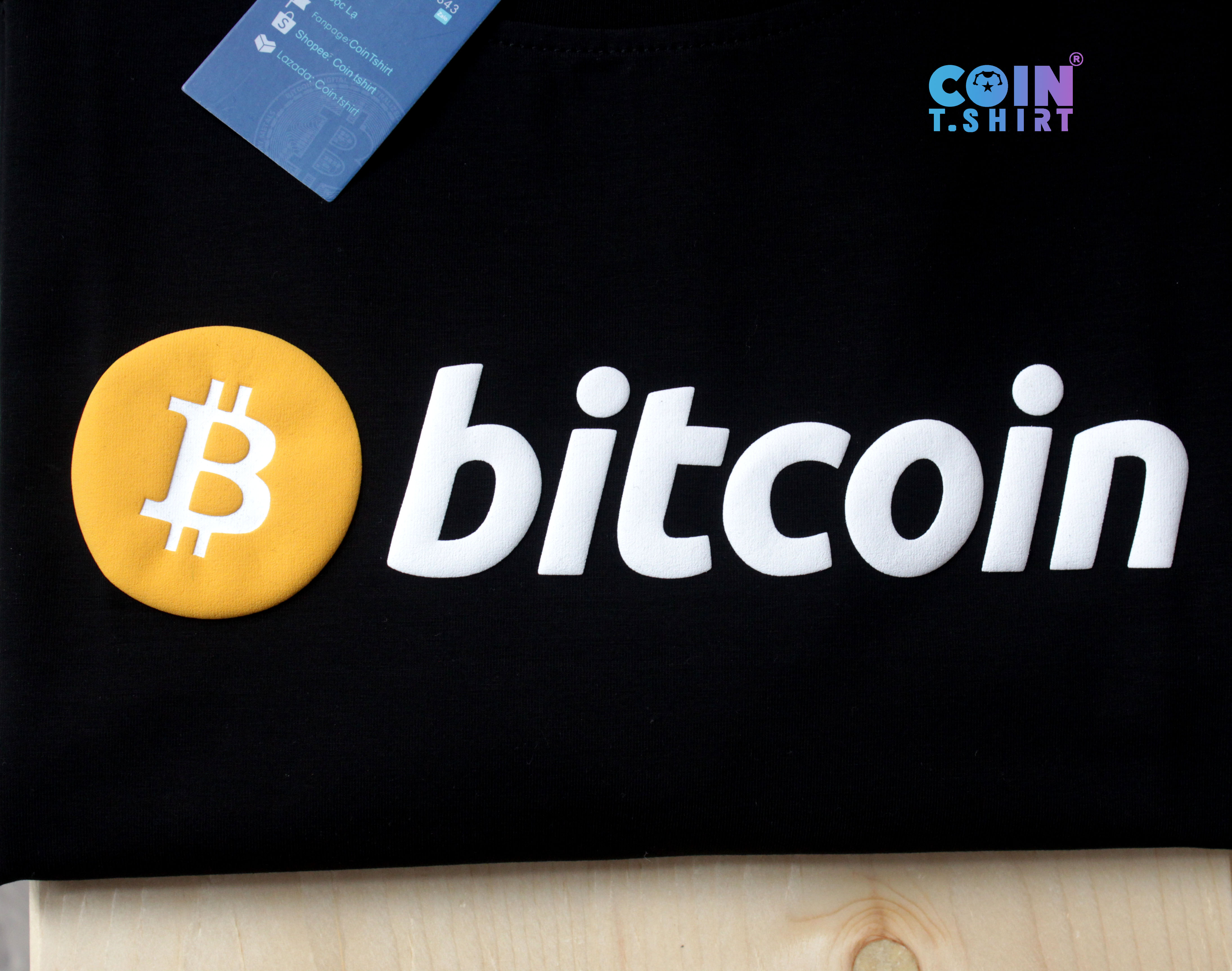 Áo Thun Cao Cấp BITCOIN, Binance, Cointshirt, Ethereum, crypto