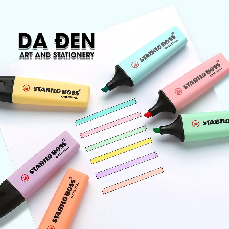 [HCM]Bút Dạ Quang Stabilo Boss Pastel HL70