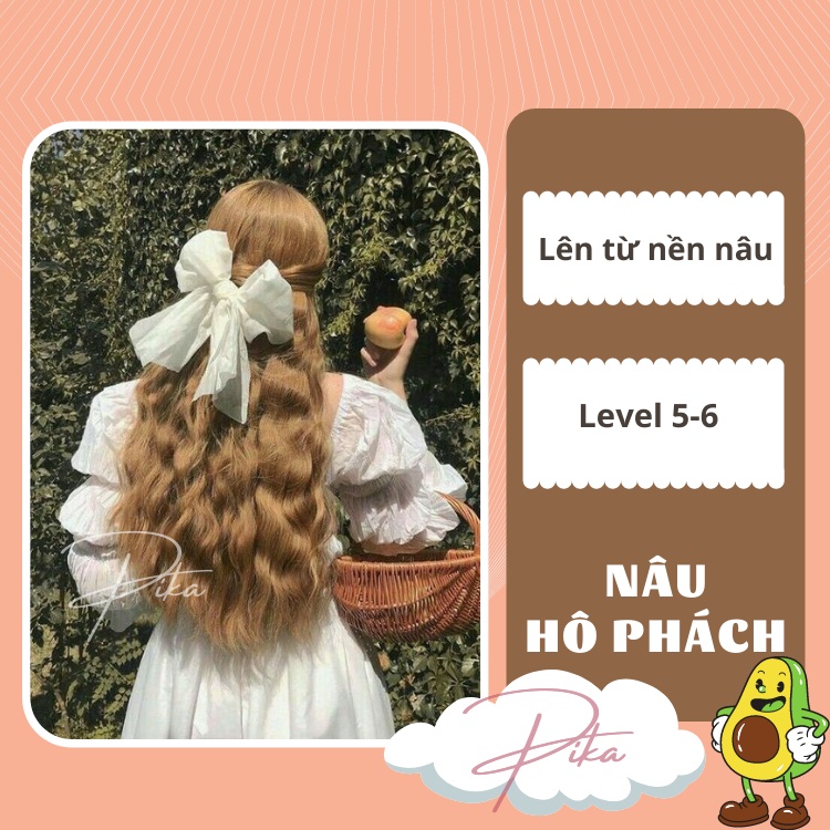 Thuốc nhuộm tóc màu nâu hổ phách không cần tẩy | pika