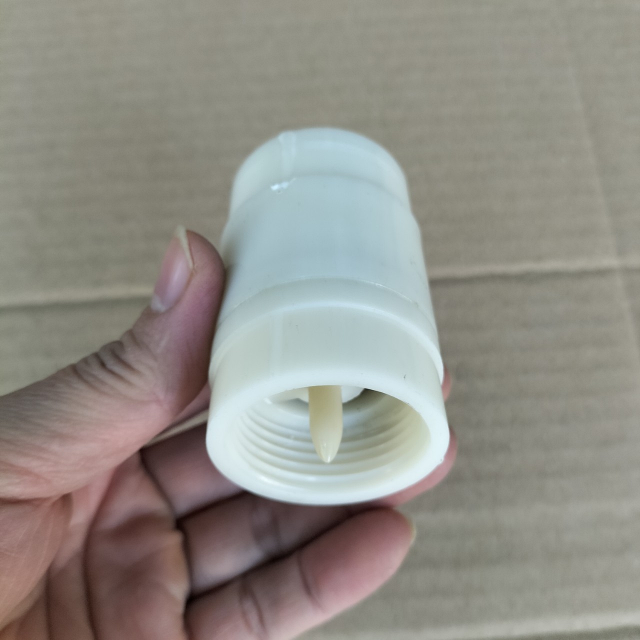 2 cái: Van 1 chiều nhựa có lò xo