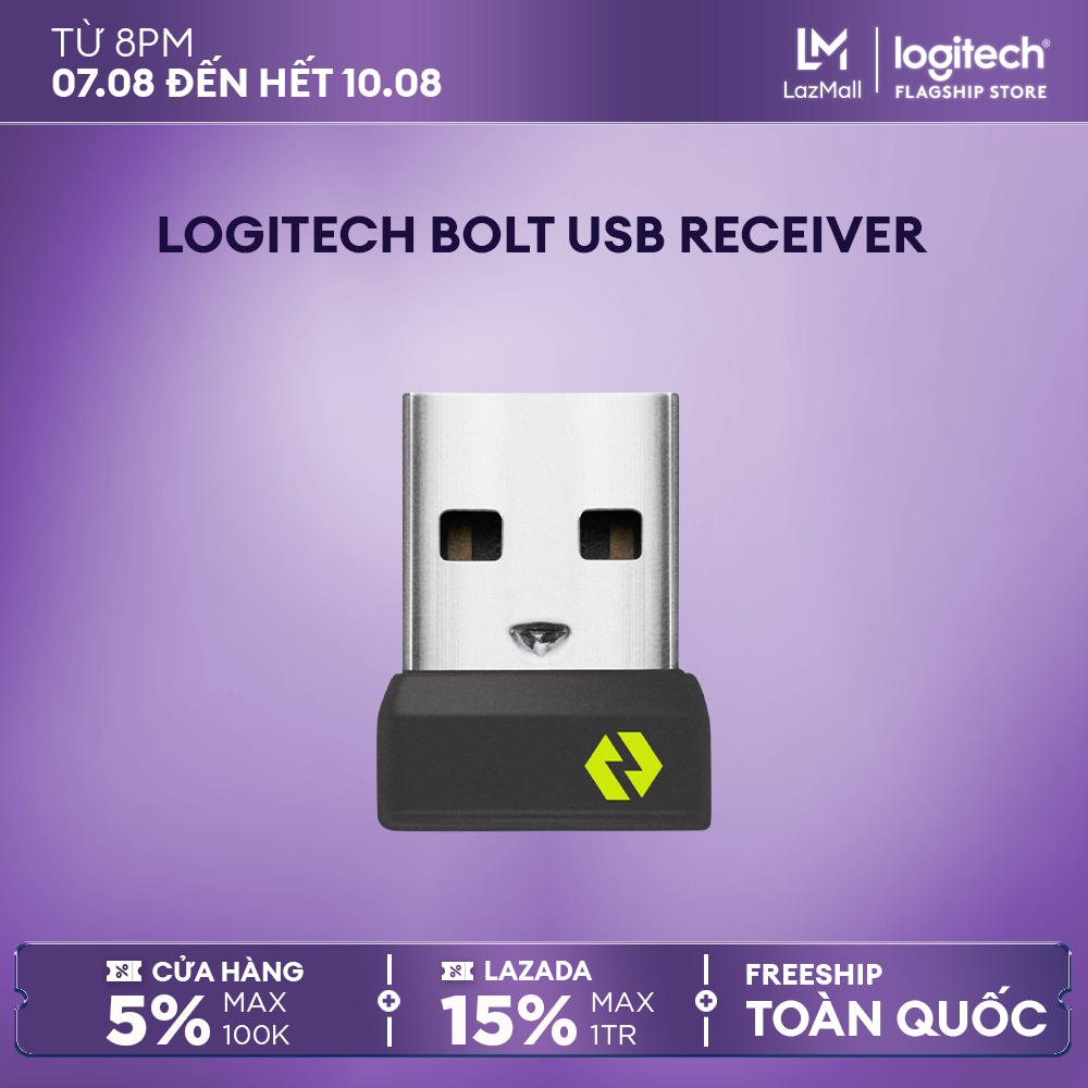 Đầu thu nhận tín hiệu Logitech USB Bolt - LOGITECH BOLT USB RECEIVER