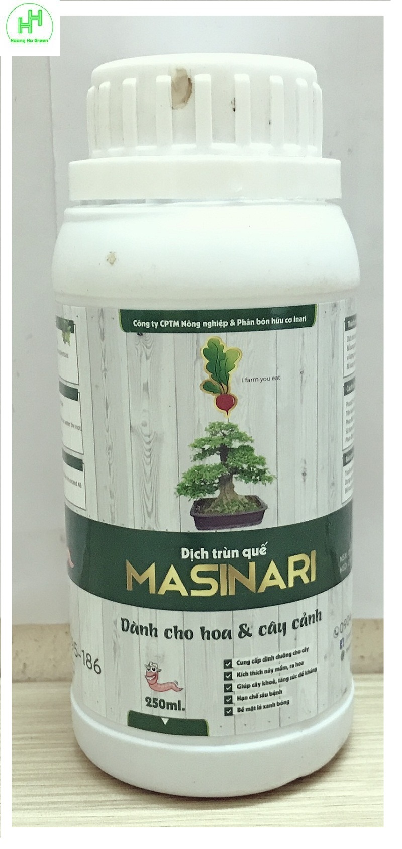 Dịch Trùn Quế MASINARI Dành Cho Cây Cảnh, Thể Tích 250ml