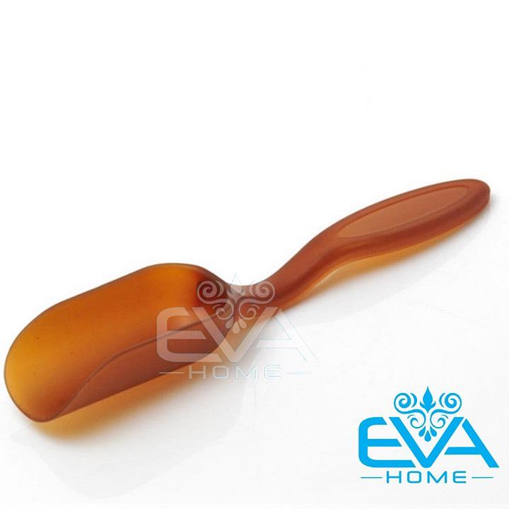 [HCM]Muỗng Múc Trà Nhựa Nâu Teaspoon