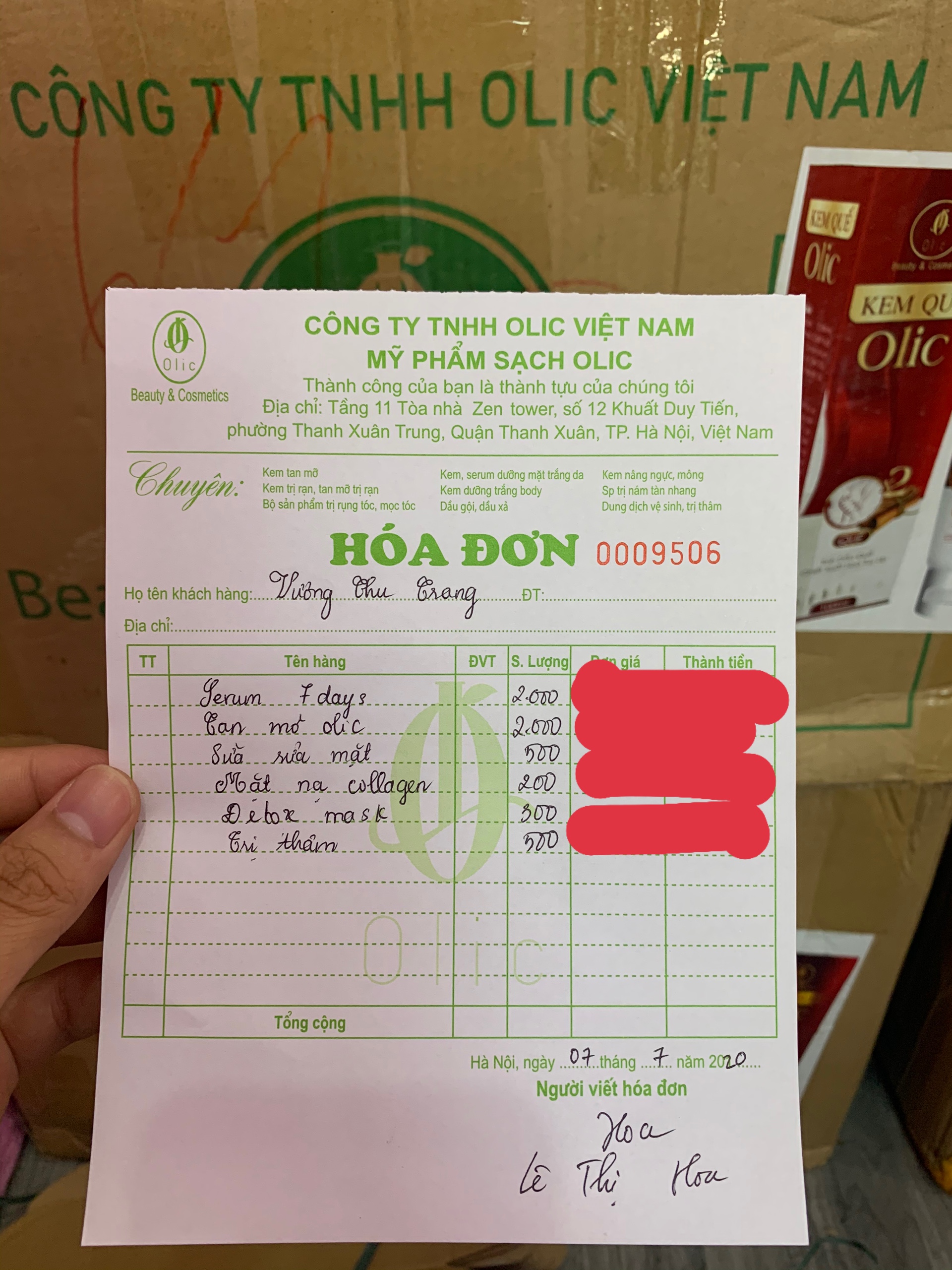 Kem tan mỡ bụng olic - Kem giảm mỡ bụng olic