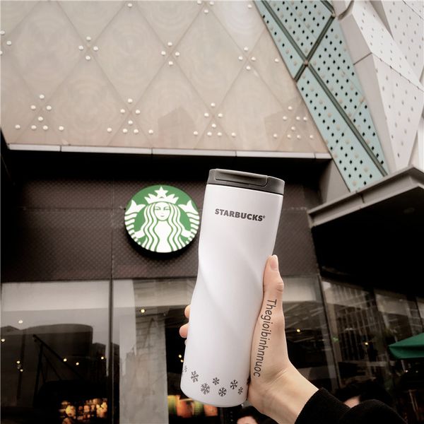 [HCM]Ly Giữ Nhiệt Starbucks Góc Cạnh B257