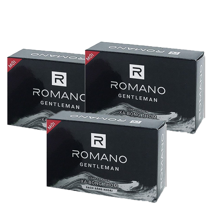 Combo 3 Xà bông tắm Romano Gentleman 90g*3 nhập khẩu