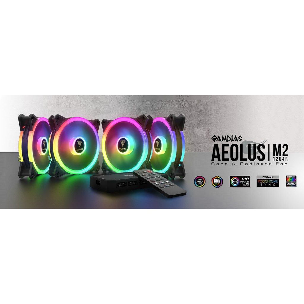 Hub Fan + Remote GAMDIAS