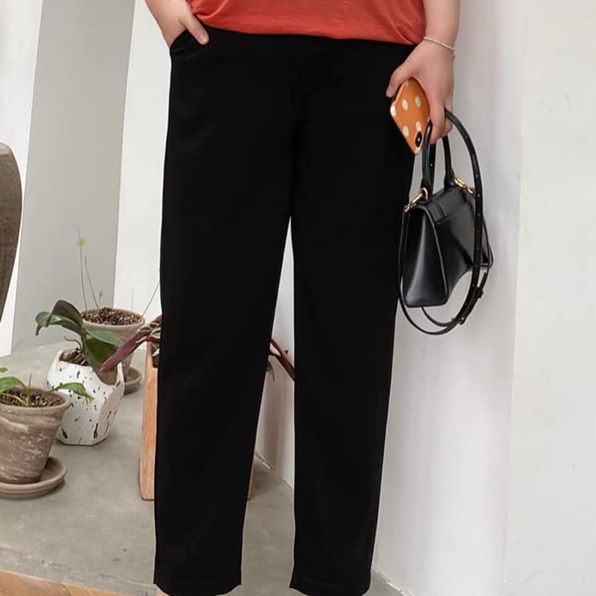 Quần baggy bigsize lưng bèo - Chubby Bigsize