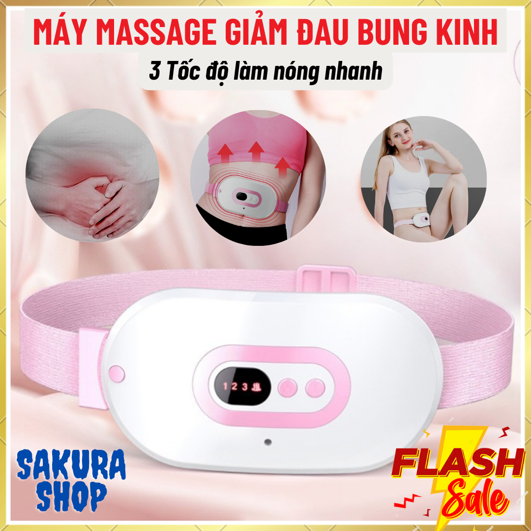 Đai Tạo Nhiệt Sưởi Ấm Giảm Đau Kinh Nguyệt, Đai chườm nóng sưởi ấm có chức năng massage giảm đau bụng kinh nguyệt quà tặng bạn gái