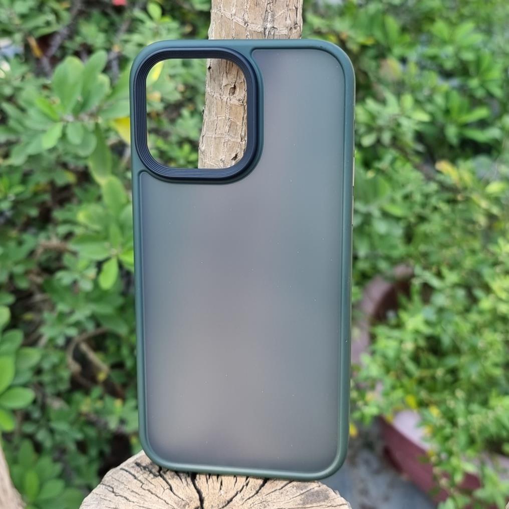 Ốp lưng Likgus nhám viền mầu chống sốc dành cho Iphone 14/Plus/Pro/Promax
