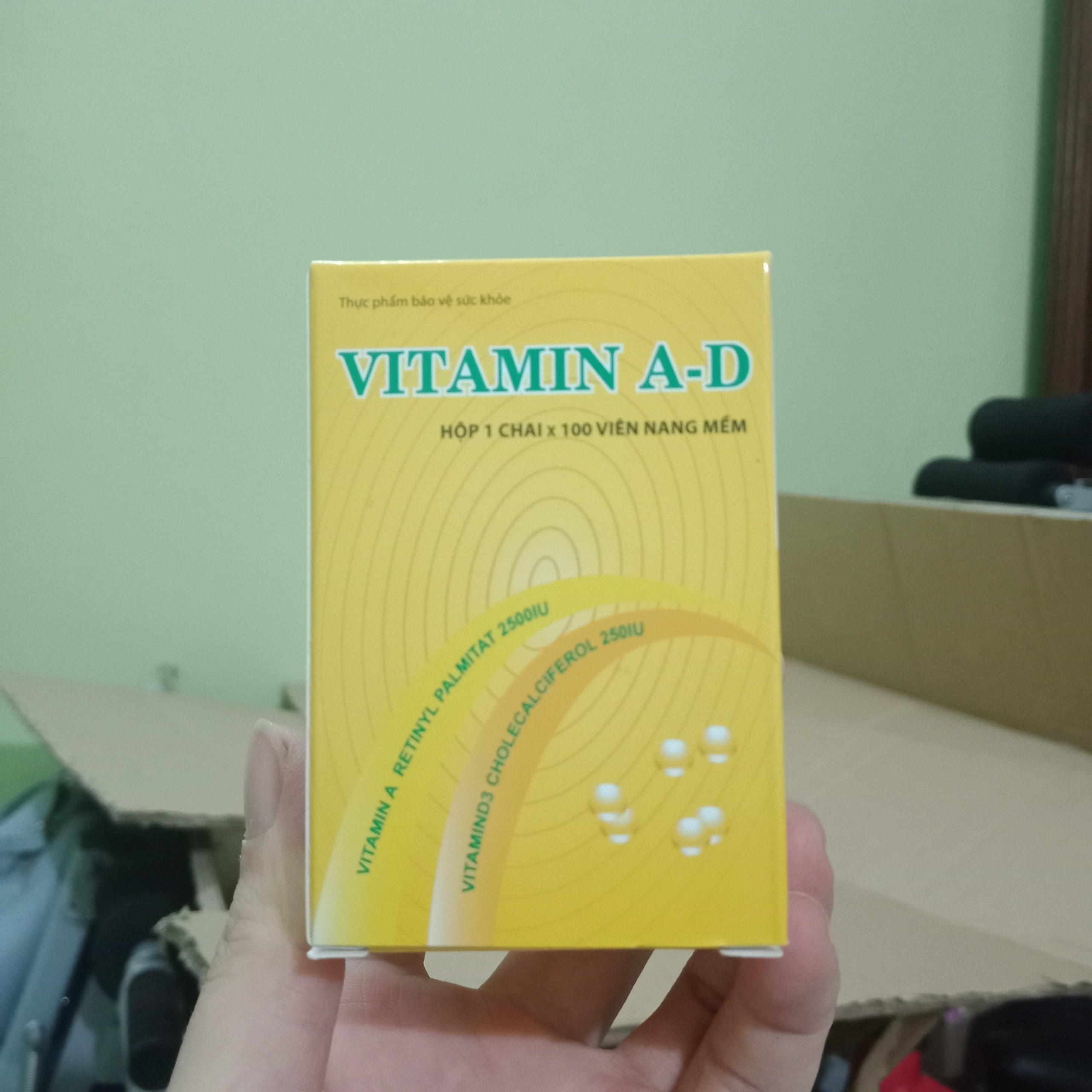 Vitamin A-D lọ 100 viên