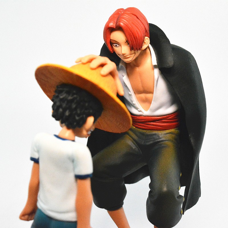 (Có sẵn - 18cm) Mô hình Luffy và Shank - Mô hình One Piece