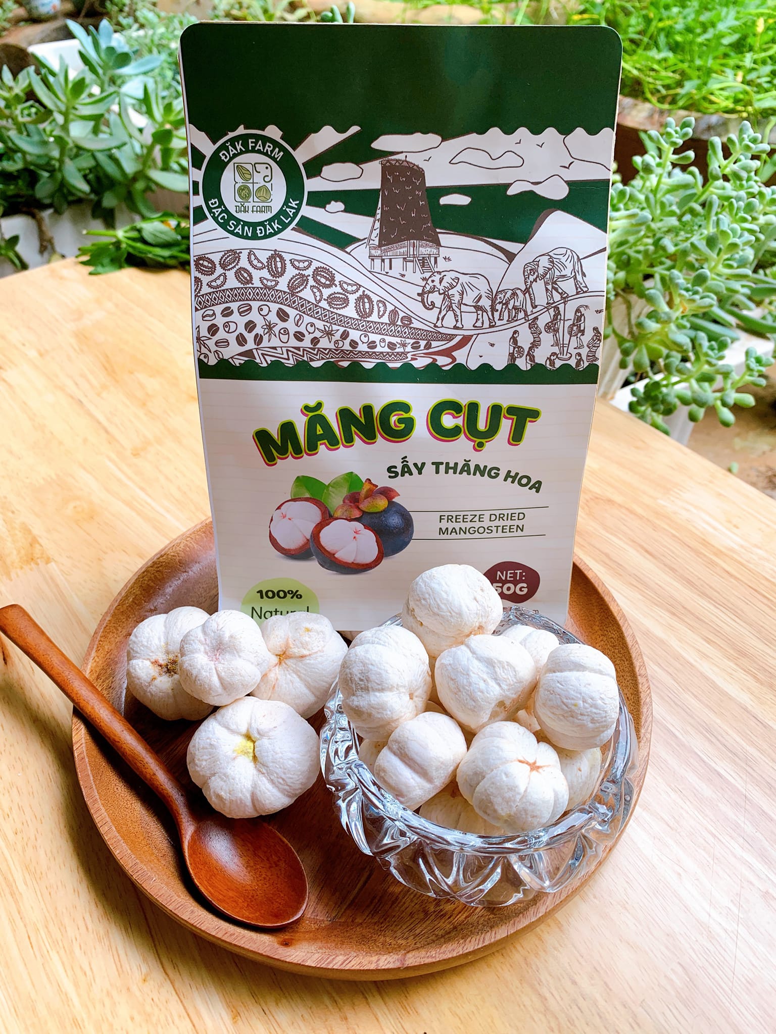 MĂNG CỤT SẤY THĂNG HOA- ĐẮK FARM (50Gr)