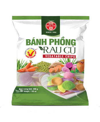 Bánh phòng chay rau củ quả bích chi