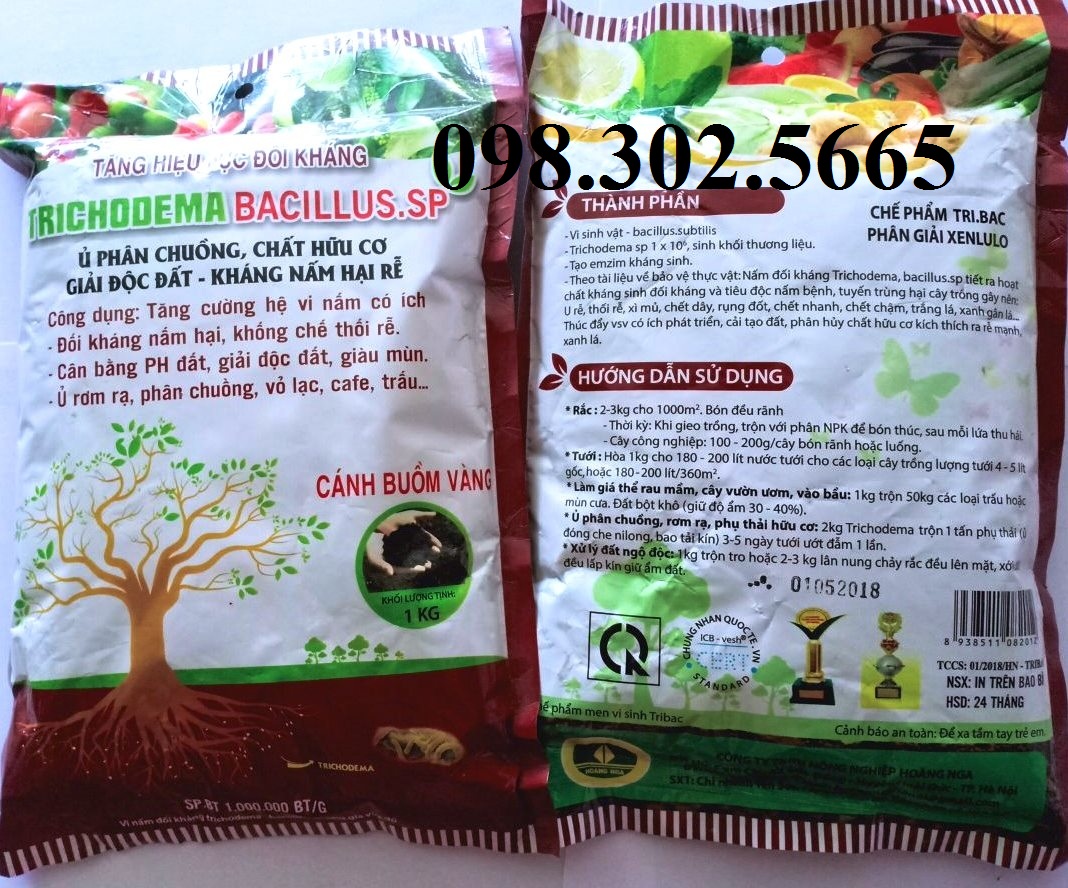5kg Nấm mem ủ Trichoderma ĐẶC BIỆT (phân giải hữu cơ, cung cấp vi sinh có lợi cho đất)