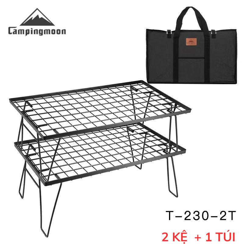 KỆ ĐỂ ĐỒ CẮM TRẠI DÃ NGOẠI CAMPINGMOON T-230