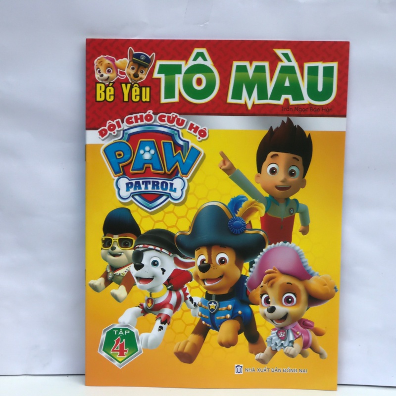 Tập tô màu Đội Chó Cứu Hộ [siêu hot]