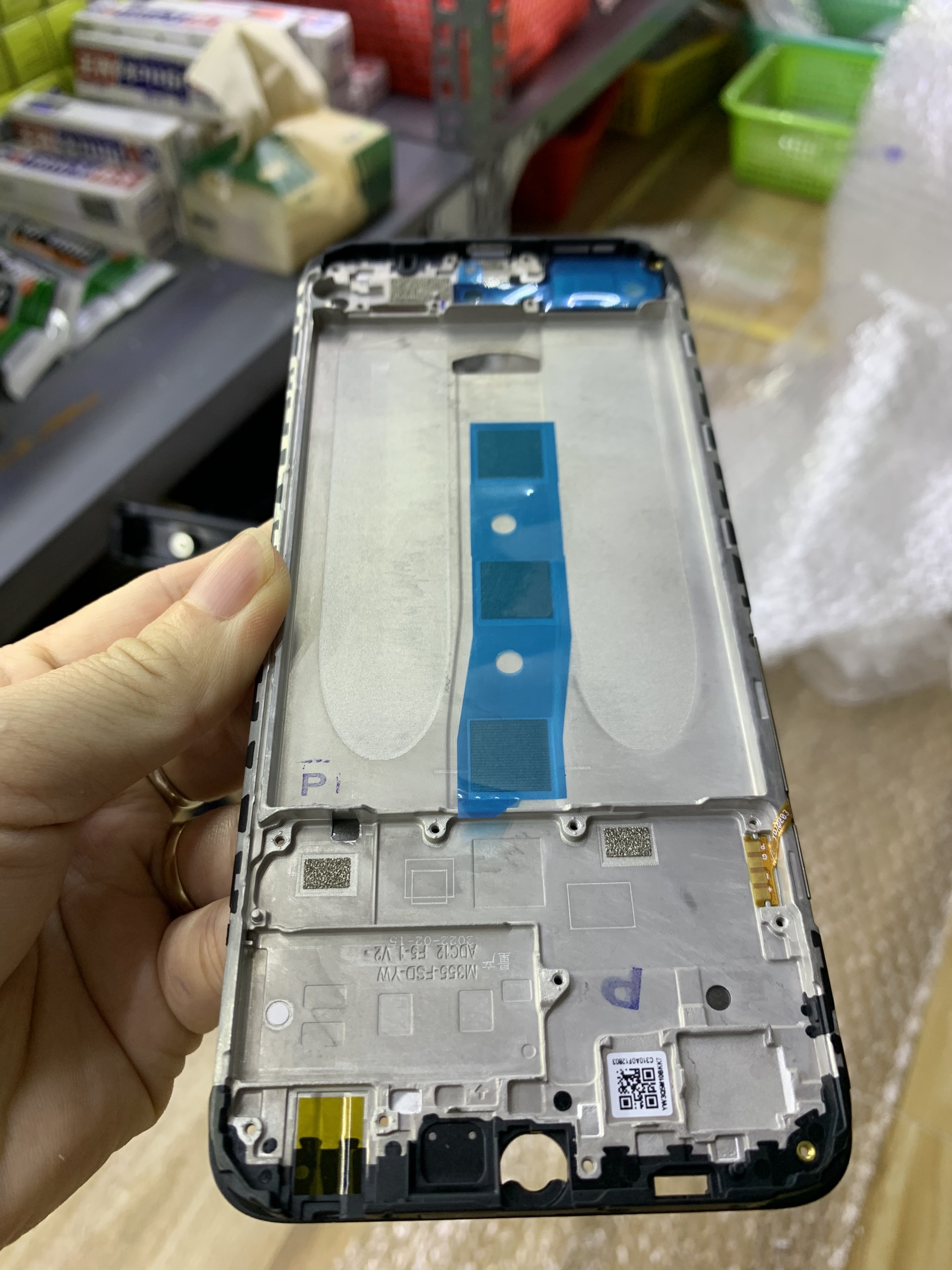 khung xương,benzen đỡ màn hình zin redmi 10c