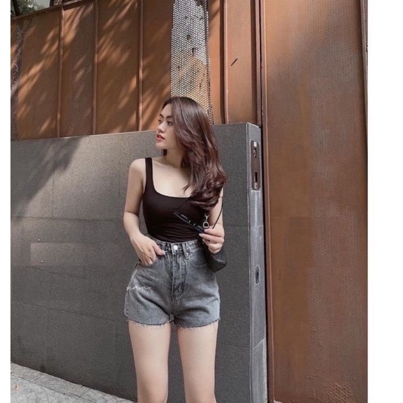 ÁO SÁT NÁCH BA LỖ A4 CROPTOP  A4-SNN