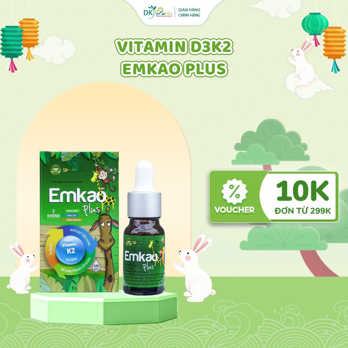 Vitamin D3 Emkao Plus - DK Pharma