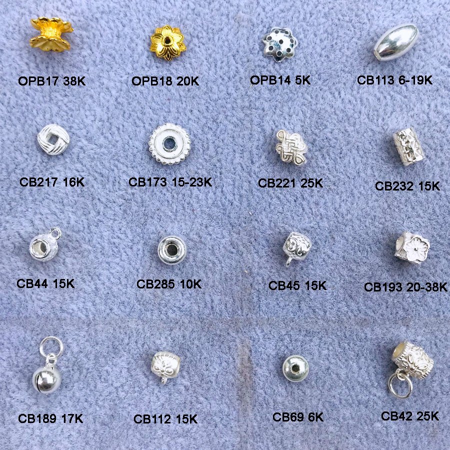 [Giá sỉ] Charm bạc mix vòng tay