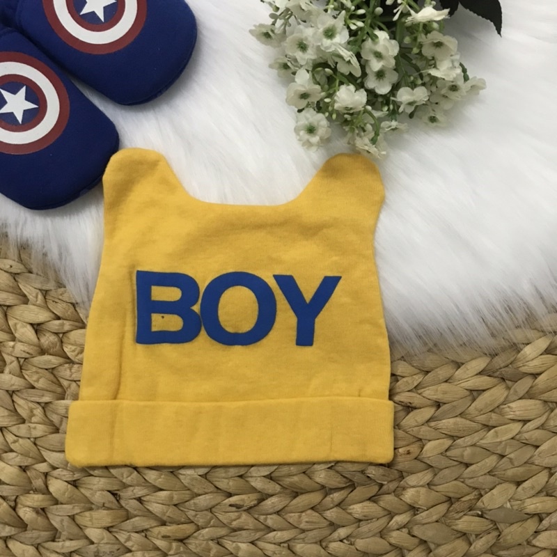 [HCM][Chọn Mẫu] Nón mũ cotton dệt kim co giãn cho bé