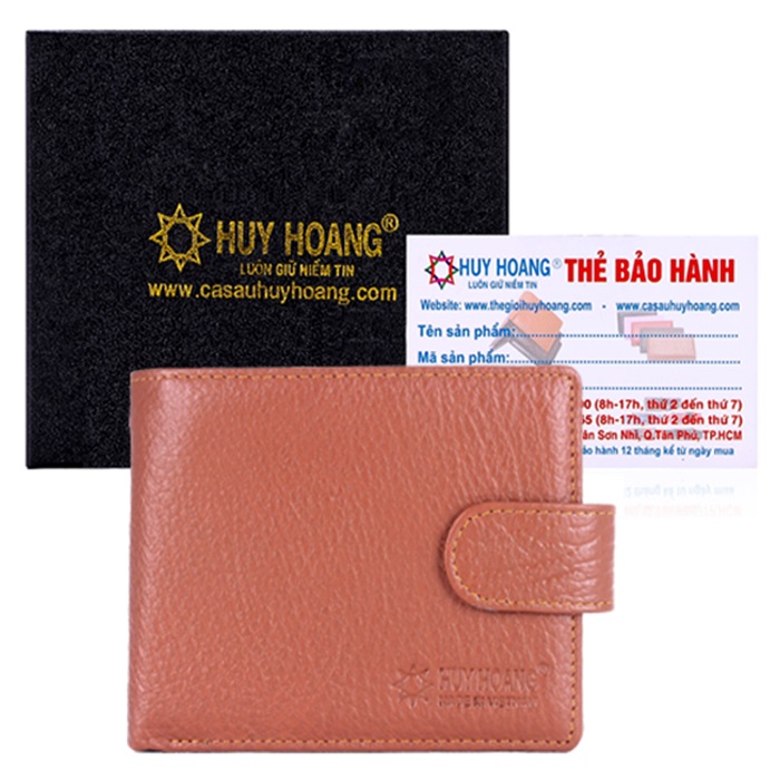 Male wallet cowhide press button skin color, black, brown th2141-42-43